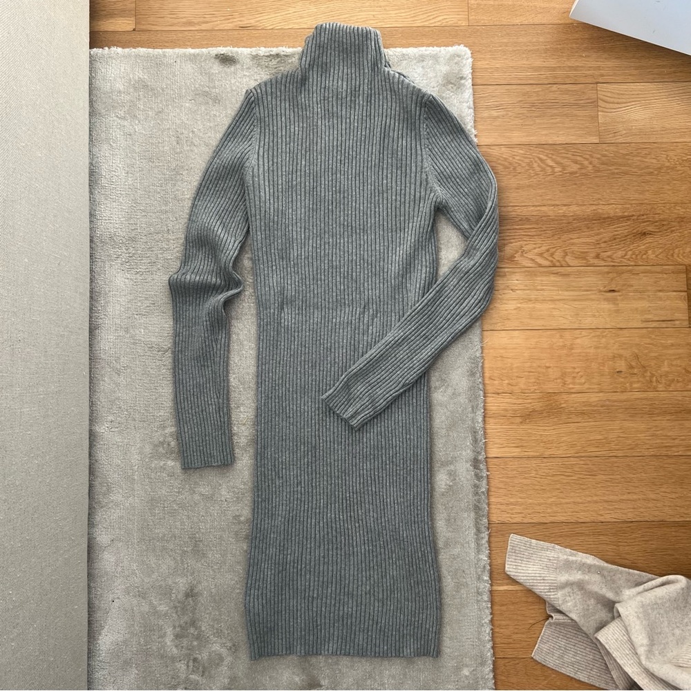 Forever 21 Gray Knit Sweater Dress